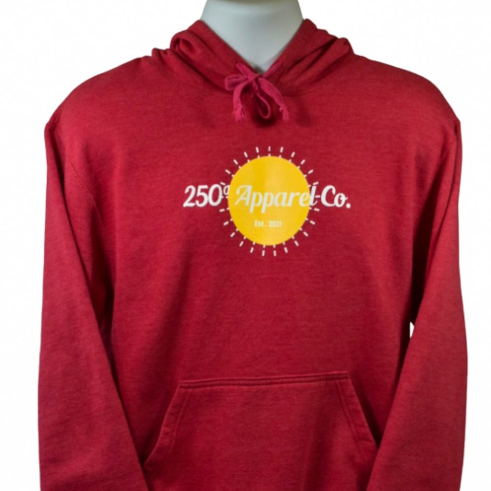 Unisex Hoodie - Sangria Red